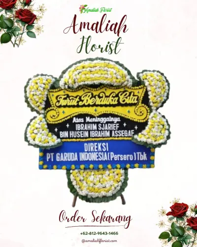 Papan Bunga Duka di Ranotana